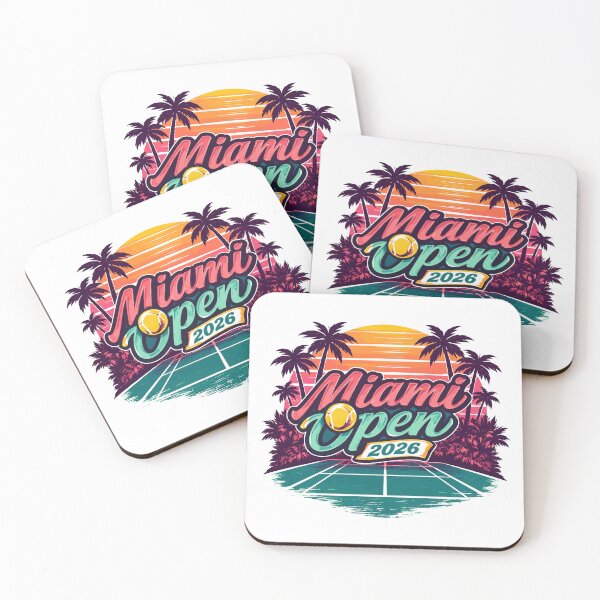Item preview, Miami Open 2026 Retro Sunset Tennis Tournament Gift designed and sold by Supri123.