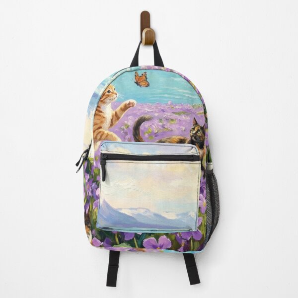 Item preview, Whimsical Cats Dancing in Spring Flower Meadow designed and sold by Keith Fraley.
