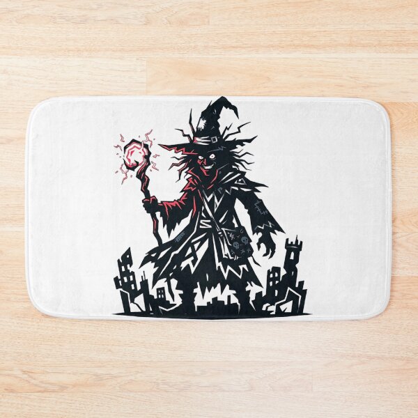 Item preview, 4K Psycho Wizard Haunts Abandoned City designed and sold by ABArtByAlexST.