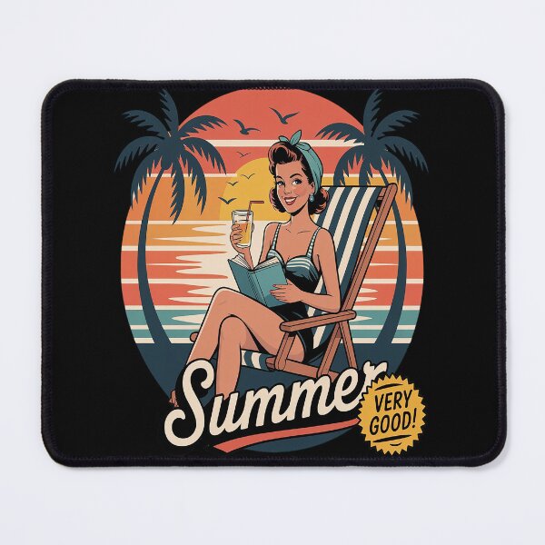 Item preview, Book Girl Tropical Summer Bookish Beaches Vacation designed and sold by SignaturalGen.