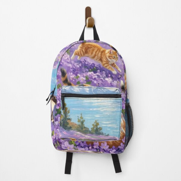 Item preview, Whimsical Cats Dancing in Spring Flower Meadow designed and sold by Keith Fraley.