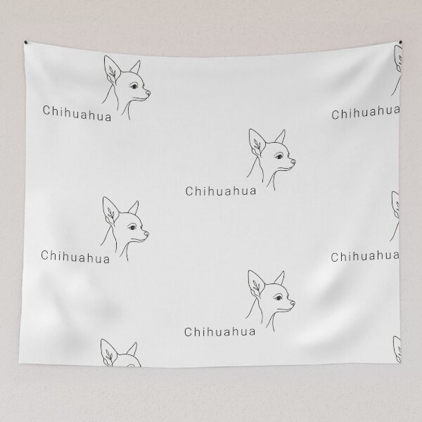 Item preview, Signature Chihuahua Heritage Collection | Minimalist One Line Art designed and sold by tineldesign.