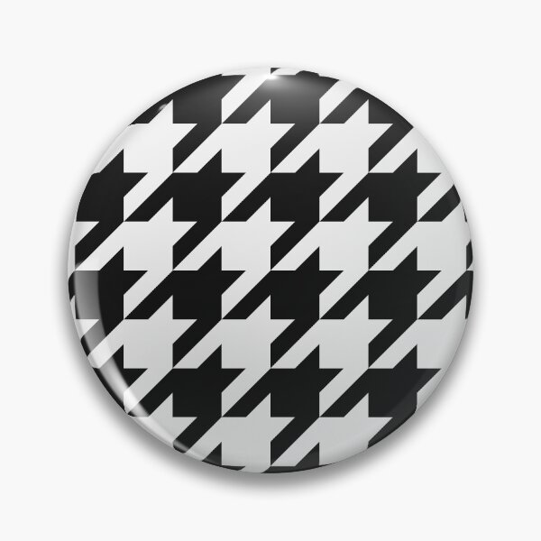 Item preview, Black And White Houndstooth Pattern designed and sold by pattern-archive.