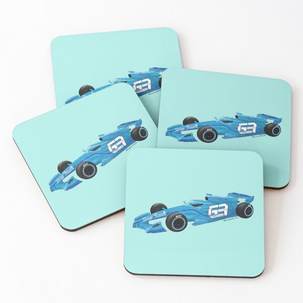 Item preview, George Russell F1 car livery designed and sold by lineandlunar.