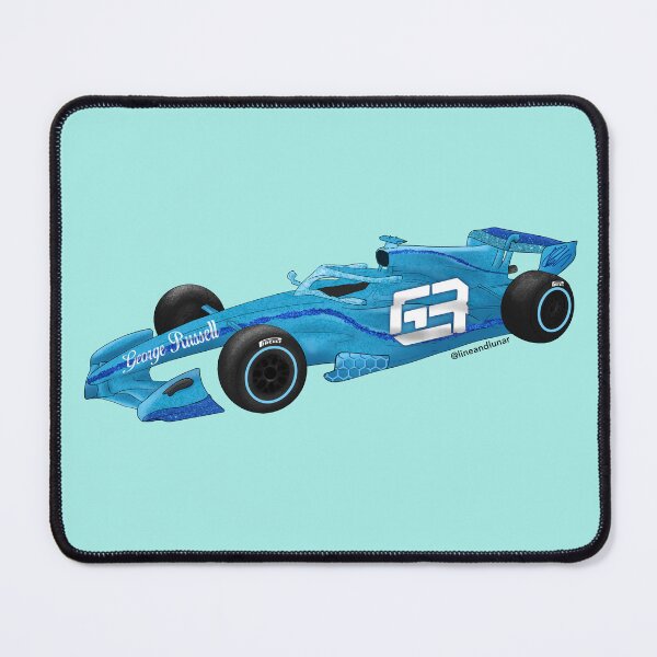 Item preview, George Russell F1 car livery designed and sold by lineandlunar.