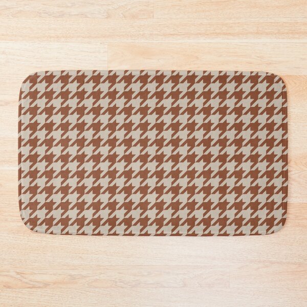 Item preview, Copper And Sand Houndstooth Pattern designed and sold by pattern-archive.