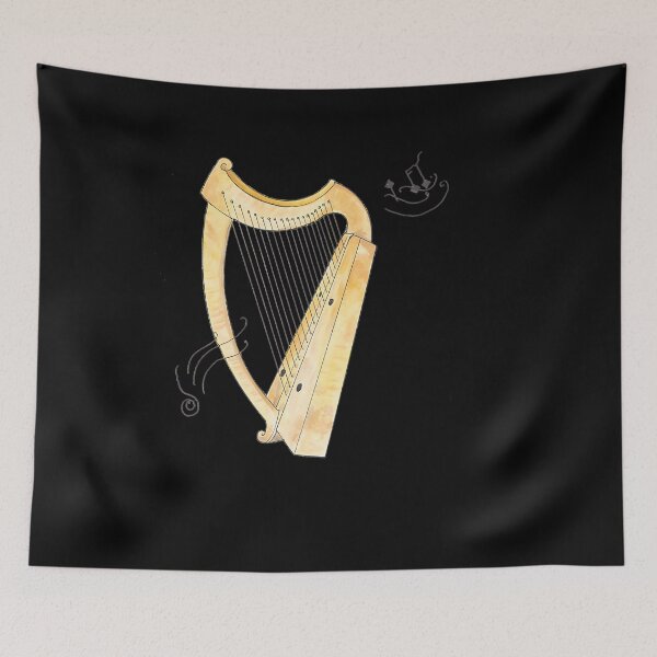 Item preview, Vintage Celtic Harp Musical Instrument designed and sold by tbswtkawwz11.