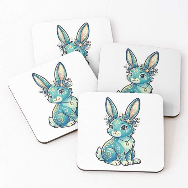 Item preview, 4k Enchanting Twilight Fantasy Rabbit Art designed and sold by ABArtByAlexST.