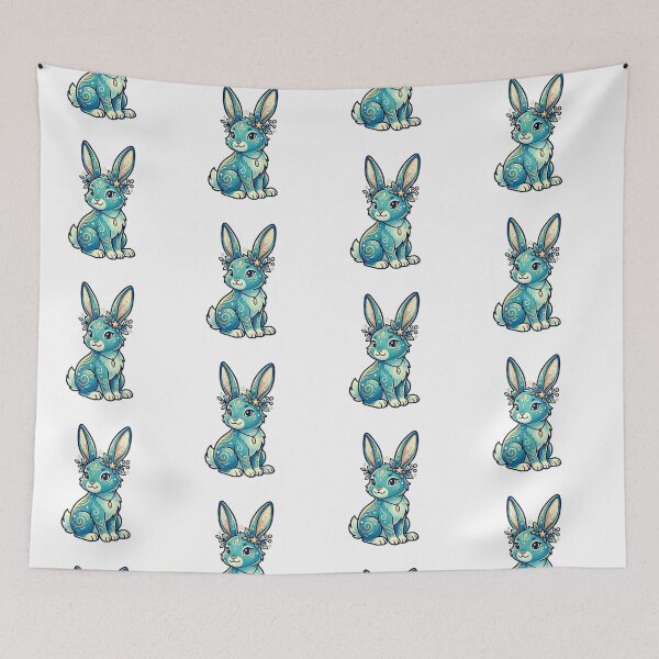 Item preview, 4k Enchanting Twilight Fantasy Rabbit Art designed and sold by ABArtByAlexST.