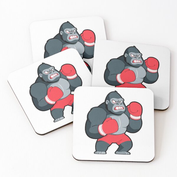 Item preview, Gorilla Boxing | Strong Fighter Ape | Aggressive Animal Design designed and sold by Droosam.