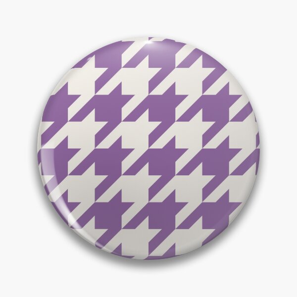 Item preview, Purple And Cream Houndstooth Pattern designed and sold by pattern-archive.