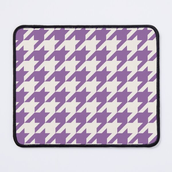 Item preview, Purple And Cream Houndstooth Pattern designed and sold by pattern-archive.