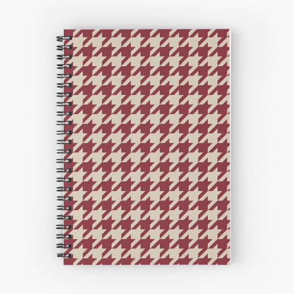 Item preview, Red And Beige Houndstooth Pattern designed and sold by pattern-archive.