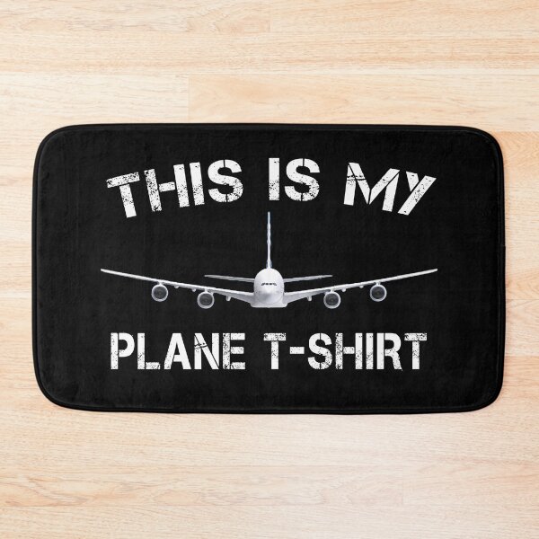 Item preview, This Is My Plane A380 Funny Aviation Shirt designed and sold by Emberglowo.