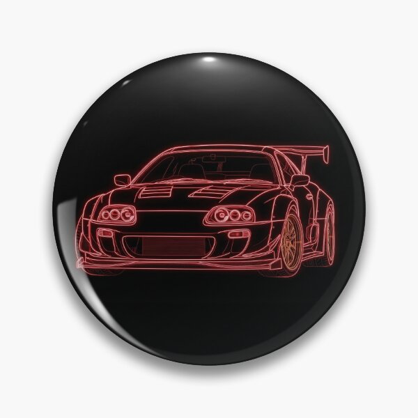 Item preview, Glowing Red Japanese Tuner Legend Wireframe designed and sold by KeremYurtseven.