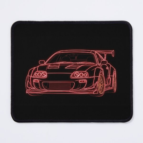 Item preview, Glowing Red Japanese Tuner Legend Wireframe designed and sold by KeremYurtseven.