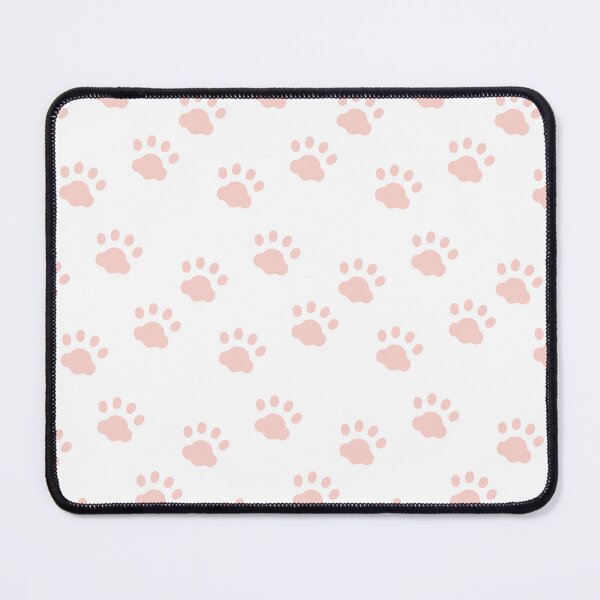 Item preview, Seamless Pale Pink Cat and Dog Paw Print Pattern designed and sold by alaoglu.