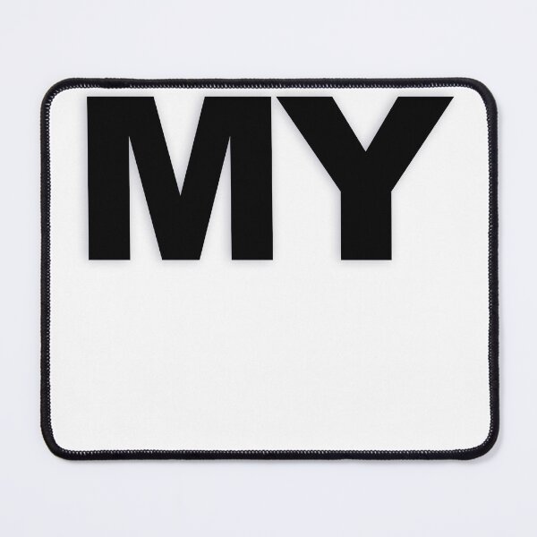 Item preview, MY — Black Minimal Bold Type Statement designed and sold by WORDPAUSE.