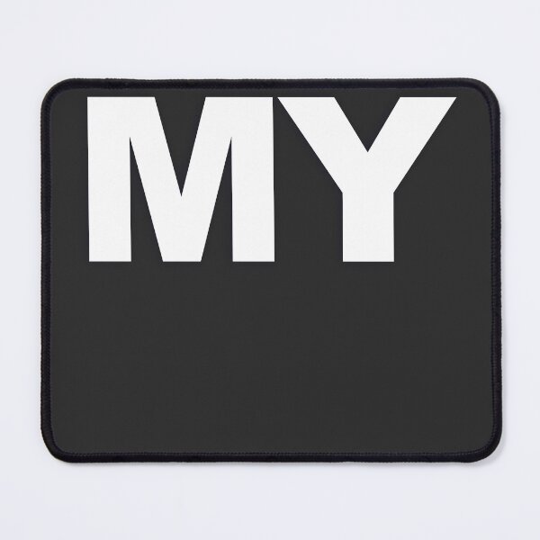 Item preview, MY — White Minimal Bold Type Statement designed and sold by WORDPAUSE.