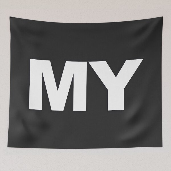 Item preview, MY — White Minimal Bold Type Statement designed and sold by WORDPAUSE.