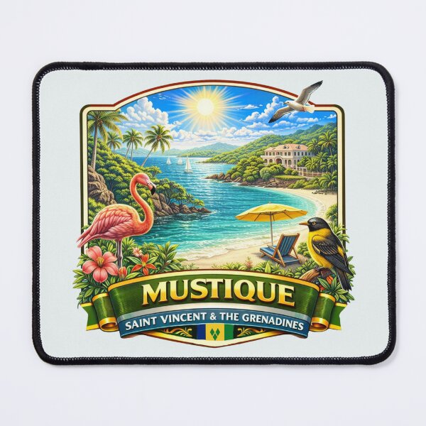Item preview, Mustique, Saint Vincent and the Grenadine designed and sold by Myra365Art.