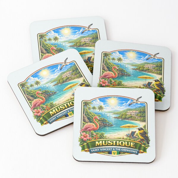 Item preview, Mustique, Saint Vincent and the Grenadine designed and sold by Myra365Art.