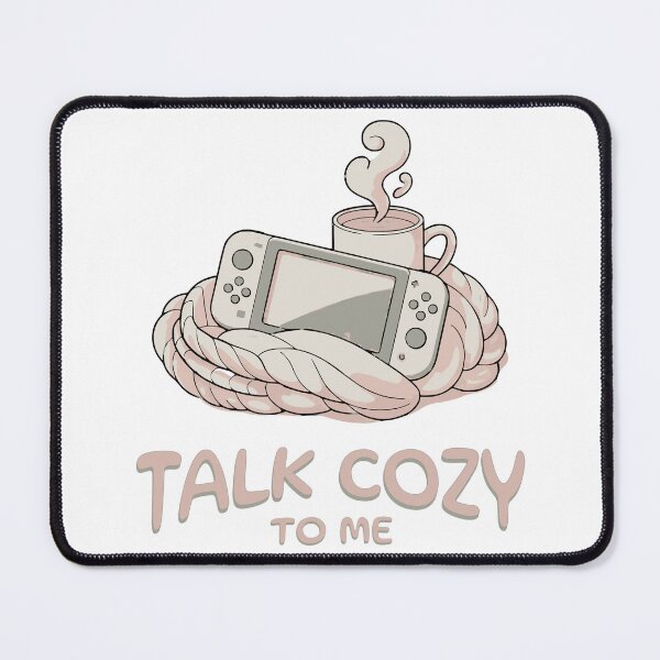 Item preview, Talk Cozy To Me Aesthetic Cozy Gamer Girl & Coffee Design designed and sold by Abaseen.