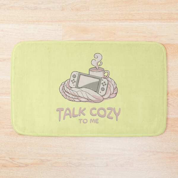 Item preview, Talk Cozy To Me  Aesthetic Cozy Gamer Girl & Coffee Design designed and sold by Abaseen.