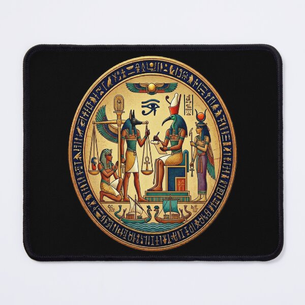 Item preview, The Weighing of the Heart: Ma'at's Divine Judgment designed and sold by Hieroglyphia.
