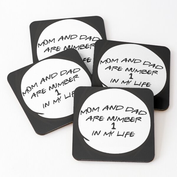 Item preview, Mom and Dad Number One Quote designed and sold by fluxiadesign.