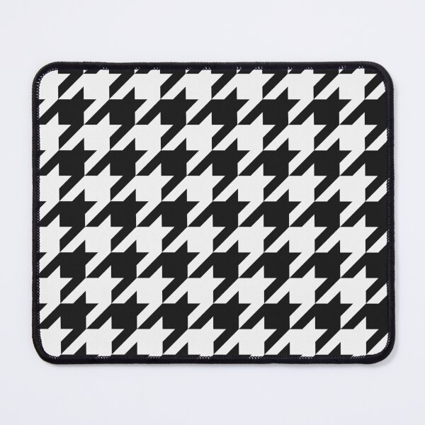 Item preview, White And Black Houndstooth Pattern designed and sold by pattern-archive.