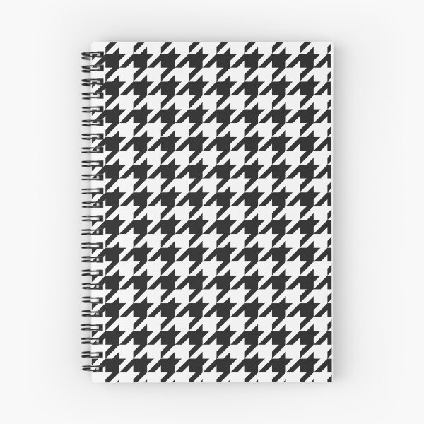 Item preview, White And Black Houndstooth Pattern designed and sold by pattern-archive.
