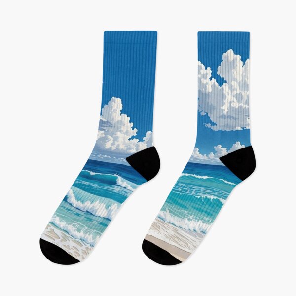 Item preview, Anime Summer Beach - Tropical Ocean Horizon Aesthetic designed and sold by Sushikidsntod.