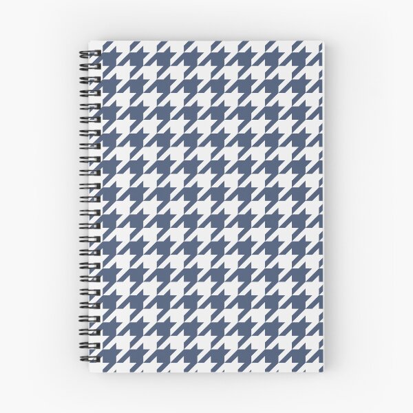 Item preview, White And Blue Houndstooth Pattern designed and sold by pattern-archive.