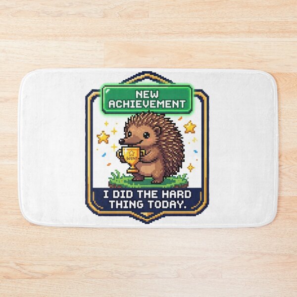 Item preview, New Achievement: I Did The Hard Thing Today designed and sold by Paws And Pause.