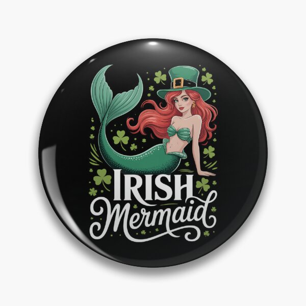 Item preview, Irish Mermaid Cute Saint Patrick's Day designed and sold by EllenJast.