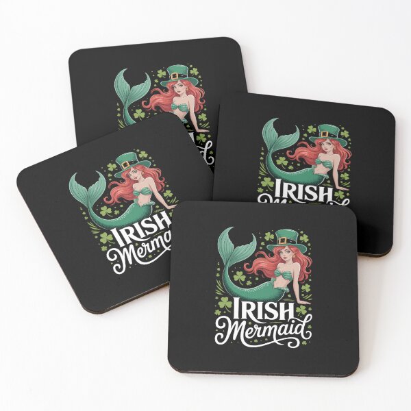 Item preview, Irish Mermaid Cute Saint Patrick's Day designed and sold by EllenJast.