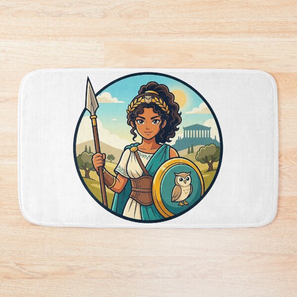 Item preview, 4K Athena Latina Girl Coffee Anime Vista designed and sold by ABArtByAlexST.