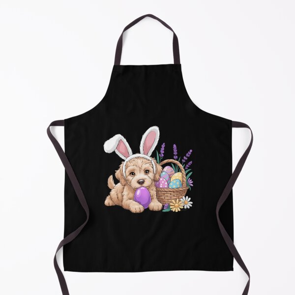 Item preview, Cute Goldendoodle Easter Day Egg Wildflowers designed and sold by EllenJast.