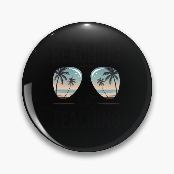 Item preview, Beaching Not Teaching Funny Teacher Summer Vacation Beach designed and sold by LacostCarl.