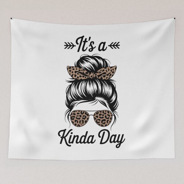 Item preview, It's A Throat Punch Kind Of Day Sarcastic Messy Bun Women's designed and sold by EllenJast.
