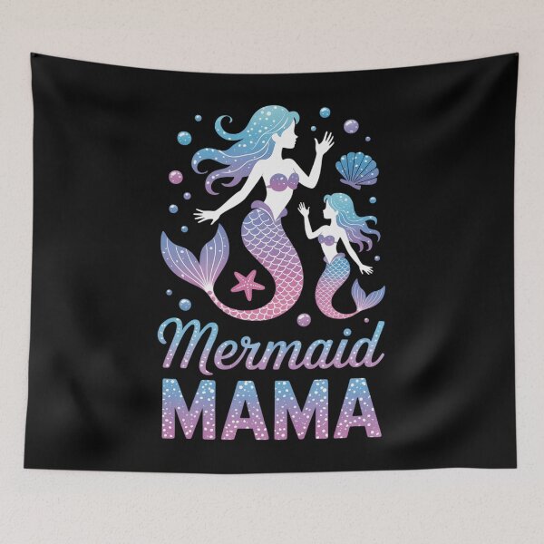 Item preview, Cute Mermaid Mama Mermaid Mom Mommy Happy Mothers Day designed and sold by EllenJast.