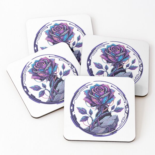 Item preview, HQ Cyberpunk Flowers: Beauty in Ruin designed and sold by ABArtByAlexST.