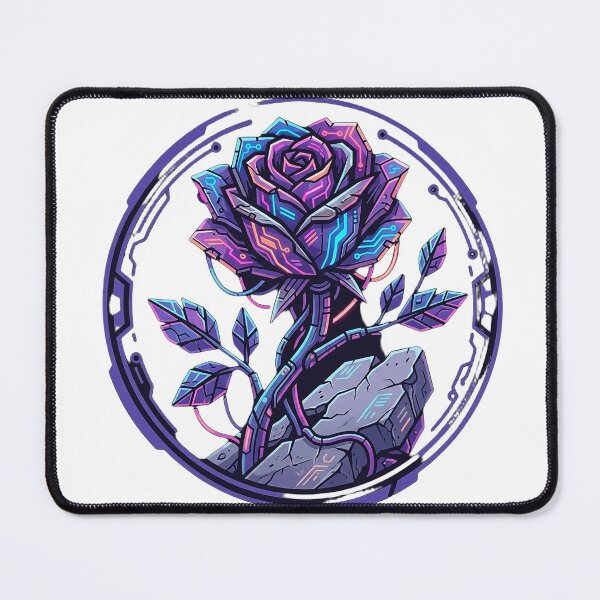 Item preview, HQ Cyberpunk Flowers: Beauty in Ruin designed and sold by ABArtByAlexST.