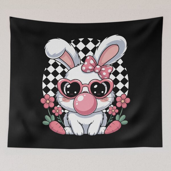 Item preview, Easter Bunny Bubblegum Checkered designed and sold by EllenJast.