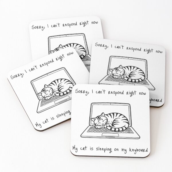 Item preview, Cat Sleeping On Keyboard designed and sold by justinkwapich.
