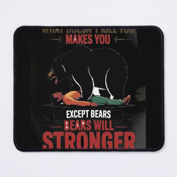 Item preview, Bears Will Kill You Bear Attack Camping Camper Joke (2) designed and sold by LacostCarl.