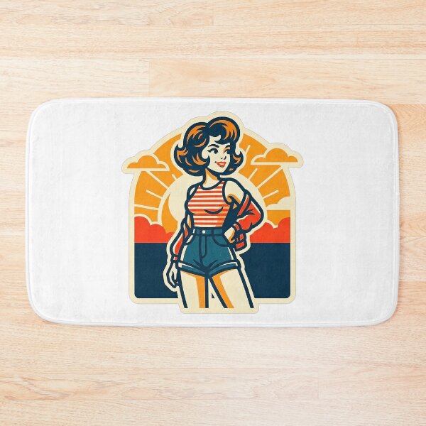 Item preview, HQ Pretty Girls Retro Dawn Scene designed and sold by ABArtByAlexST.