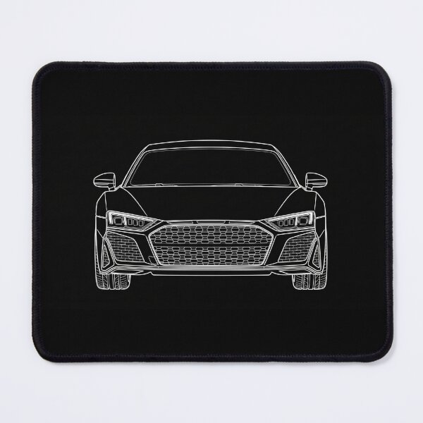 Item preview, Mid-Engine German V10 Supercar Cyberpunk Neon Silhouette designed and sold by KeremYurtseven.