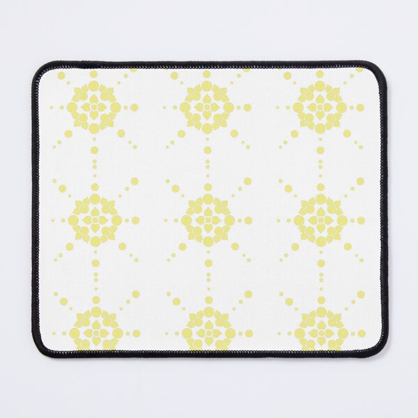Item preview, Cream Yellow Geometry Mandala AOP – Modern Symmetrical Lotus Design designed and sold by SurfaceLab.